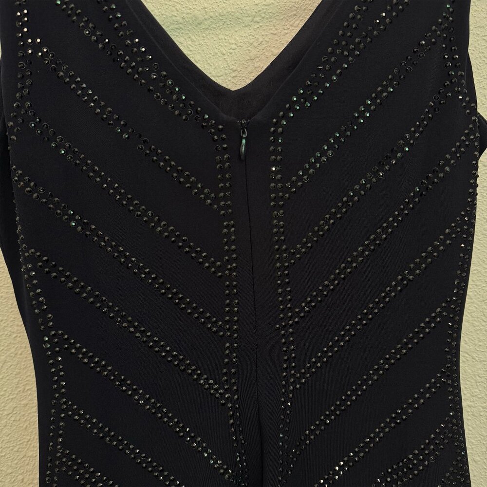 Philosophy Black Rhinestone Pattern Sleeveless Na… - image 6